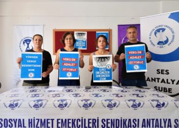 Antalya’da “Vergide Adalet” talebi
