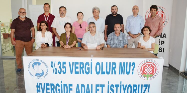 SAĞLIKÇILAR VERGİDE ADALET TALEP ETTİ