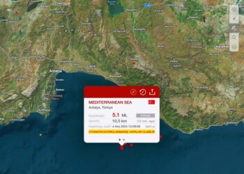 ANTALYA AÇIKLARINDA DEPREM