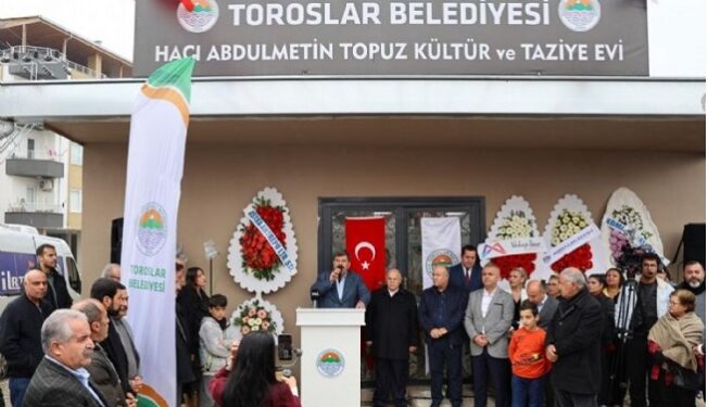 TOROSLAR BELEDİYESİ’NDE TAZİYEEVİ AÇILIŞI