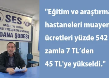 MUAYENE ÜCRETLERİNE YÜZDE 542 ZAM