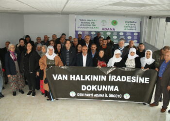 DEM PARTİ ADANA’DAN VAN’A VERİLEN CEZAYA TEPKİ