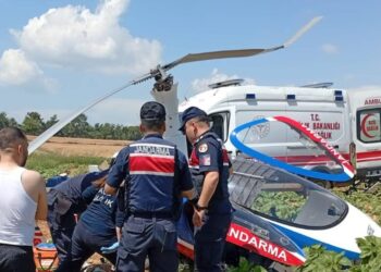 Adana’da jandarma cayrokopteri düştü: 2 yaralı!