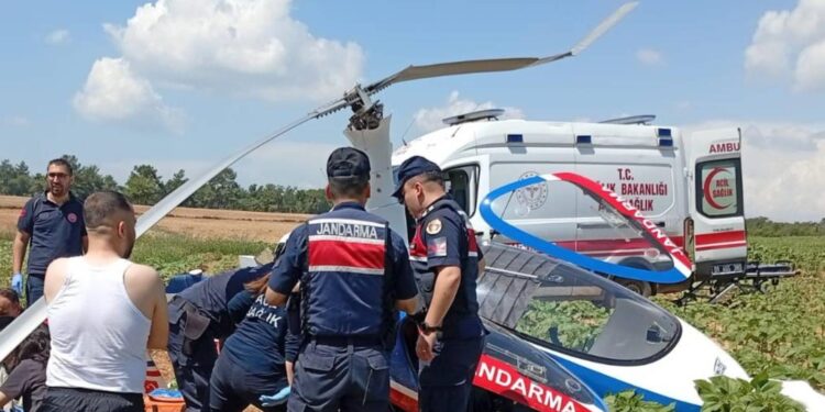 Adana’da jandarma cayrokopteri düştü: 2 yaralı!