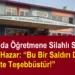 Adana’da Öğretmene Silahlı Saldırı. Hatice Hazar: “Bu Bir Saldırı Değil, Öldürmeye Teşebbüstür!”